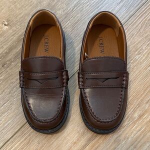 J.Crew Boy’s Brown Leather Penny Loafers
